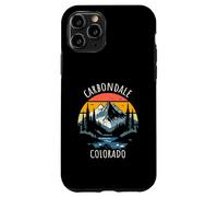 Design montagnard rétro de Carbondale, Colorado, États-Unis Coque pour iPhone 11 Pro