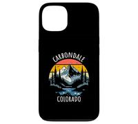 Design montagnard rétro de Carbondale, Colorado, États-Unis Coque pour iPhone 13
