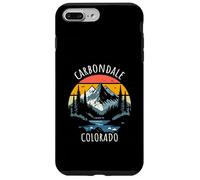 Design montagnard rétro de Carbondale, Colorado, États-Unis Coque pour iPhone 7 Plus/8 Plus