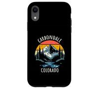 Design montagnard rétro de Carbondale, Colorado, États-Unis Coque pour iPhone XR