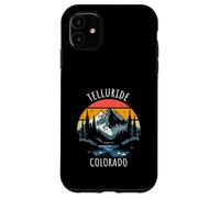 Design montagnard rétro de Telluride, Colorado, États-Unis Coque pour iPhone 11