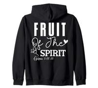 Design Motivant des Fruits de l'esprit Galates 5:22-23 Sweat à Capuche