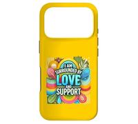 Design motivant « I'm Surrounded by Love and Support » Coque pour iPhone 17 Pro