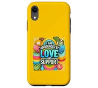 Design motivant « I'm Surrounded by Love and Support » Coque pour iPhone XR