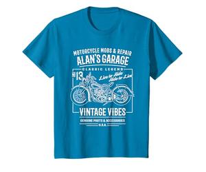 Design moto Alan's Garage pour le nom Alan T-Shirt