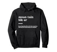 Design « Mountain Biker Definition » - Texte Humoristique en Allemand Sweat à Capuche