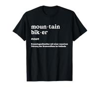 Design « Mountain Biker Definition » - Texte Humoristique en Allemand T-Shirt