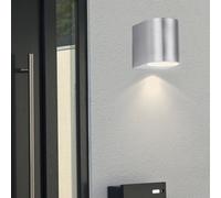 Applique murale extérieure jardin down spot lampe spot de façade en aluminium