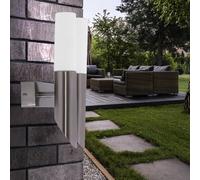 Design mur torche extérieur lampe façades inox lumière jardin verre spot