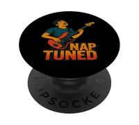 Design Musical Amusant pour Sieste PopSockets PopGrip Adhésif