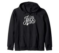 Design Musical Jazz Sweat à Capuche