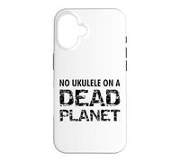 Design Musicien respectueux de l'environnement No ukulélé on a Dead Planet Coque pour iPhone 16