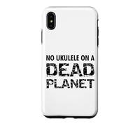 Design Musicien respectueux de l'environnement No ukulélé on a Dead Planet Coque pour iPhone XS Max