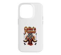 Design Mythique du Dieu du feu et du Guerrier Coque pour iPhone 14 Pro