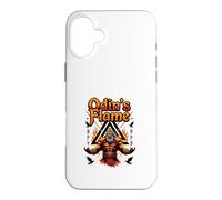 Design Mythique du Dieu du feu et du Guerrier Coque pour iPhone 16 Plus