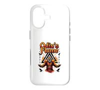 Design Mythique du Dieu du feu et du Guerrier Coque pour iPhone 17