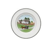 DESIGN NAIF ASSIETTE CREUSE AGRICULTEUR 21 CM