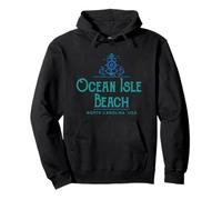 Design nautique d'Ocean Isle Beach en Caroline du Nord Sweat à Capuche