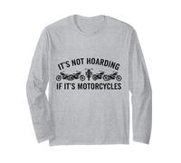 Design « Not Hoarding If It's Motorcycles » pour Les Amateurs de Musique Manche Longue