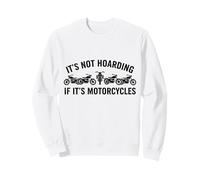 Design « Not Hoarding If It's Motorcycles » pour Les Amateurs de Musique Sweatshirt