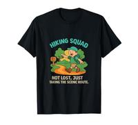 Design « Not Lost Just Scenic Route Hiking Squad » T-Shirt