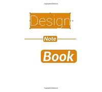 Design Note Book: White & Orange Project & Sketch Book For Graphic Designer 7.44 X 9.69 Inches, 160 Pages, Dotted Perfect Gift For A Graphic Designer