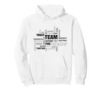 Design Nuage de Mots d'équipe Sweat à Capuche