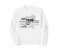 Design Nuage de Mots d'équipe Sweatshirt