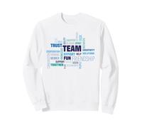 Design Nuage de Mots d'équipe Sweatshirt