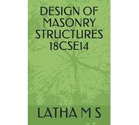 DESIGN OF MASONRY STRUCTURES 18CSE14