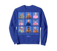 Design Officiel Barbie Ken « Serving Lewks Since 1961 » Sweatshirt, Unisexe pour Adultes, Bleu Royal, XXL