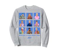 Design Officiel Barbie Ken « Serving Lewks Since 1961 » Sweatshirt, Unisexe pour Adultes, Gris Chiné, XXL