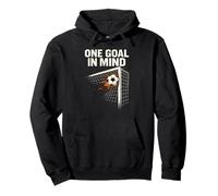 Design One Goal in Mind Match de Football Sweat à Capuche