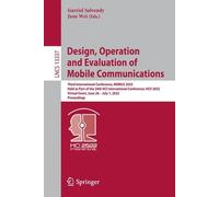 Design, Operation And Evaluation Of Mobile Communications