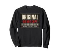 Design Original de Code-Barres Vintage « Do Not Copy » Sweatshirt