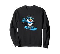Design Original de Sports d'hiver en Forme de Pingouin Sweatshirt