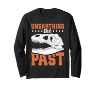 Design paléontologue Amusant pour Les Amateurs de Dinosaures Manche Longue