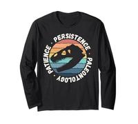 Design paléontologue Amusant pour Les Amateurs de Dinosaures Manche Longue