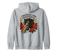 Design panthère homosexuelle et décharnée Gay Pride Sweat à Capuche
