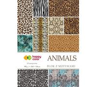 Design Paper Pad ANIMAUX A4, 80 g/m², 15+1 feuilles, 15 motifs Happy Color