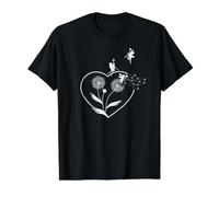 Design Papillon Pissenlit Prairie cœurs fées T-Shirt Graphique avec Valeur