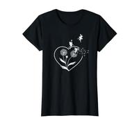 Design Papillon Pissenlit Prairie cœurs fées T-Shirt Graphique avec Valeur