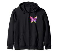 Design papillon unique collage insecte jardin papillons Sweat à Capuche