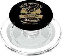 Design « Paradis sur Terre » des Montagnes Rocheuses du Colorado PopSockets PopGrip pour MagSafe