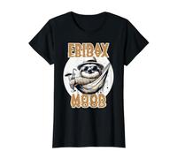 Design Paresseux Amusant Vendredi Humeur Travail T-Shirt Graphique avec Valeur