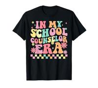 Design Pastel rétro de l'ère des conseillers Scolaires T-Shirt