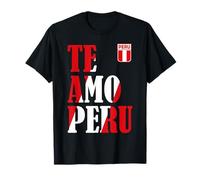 Design patriotique du Pérou Te Amo pour typographie de la fierté péruvienne T-Shirt