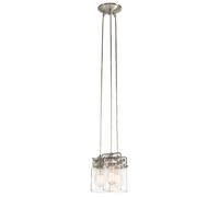 Elstead Lighting Brinley lampe suspendue 3x60 W nickel KL-BRINLEY3-NI