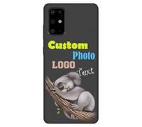 Design Personnalisé pour Coque Samsung Galaxy S20 Plus, Housse en Silicone Liquide Personnalisée, Coque de Protection Antichoc Corps Complet, Housse Téléphone Fine et Mince en Microfibre Personnalisée