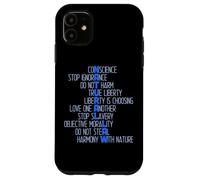 Design philosophique de l'acronyme de la Loi Naturelle Coque pour iPhone 11